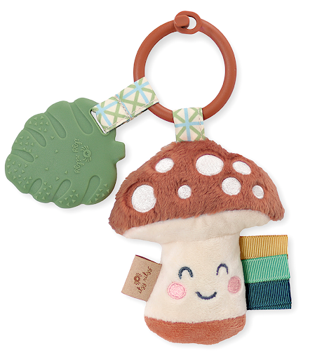 Itzy Pal™ Plush + Teether: Croissant