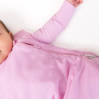 1.0 TOG Ribbed Bamboo Sleep Sack - Pastel Orchid
