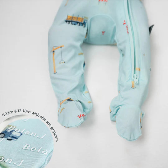 Footed Zipper Sleeper - Construction