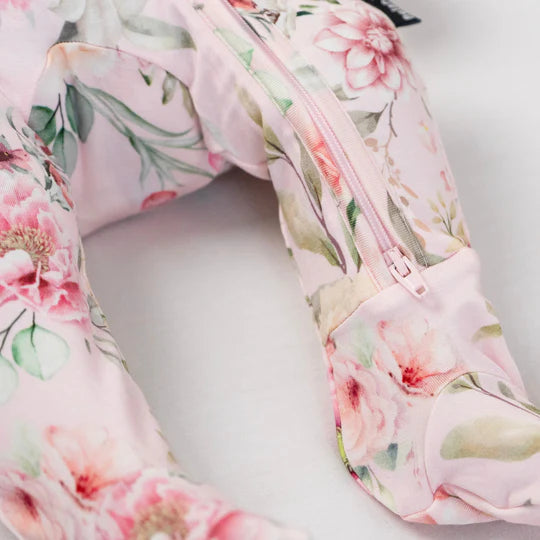 Footed Zipper Sleeper - Floral Bliss