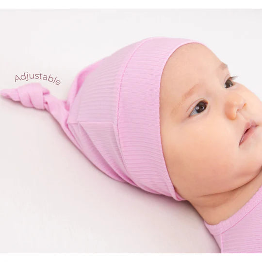 Knotted Hat - Pastel Orchid