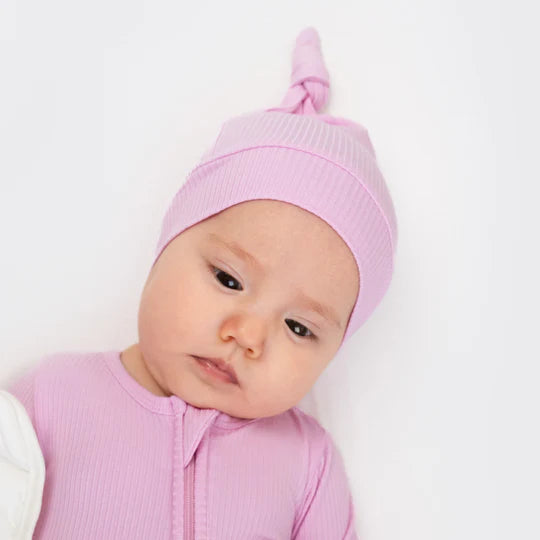 Knotted Hat - Pastel Orchid