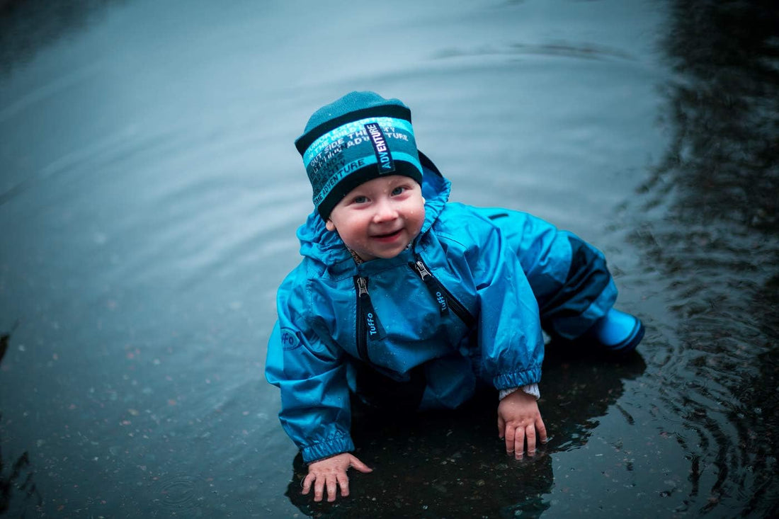 Tuffo Muddy Buddy Waterproof One-Piece Rain Suit [Blue]