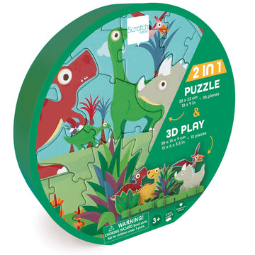 Play Puzzle 3D - Dinosaurs 36 pcs