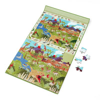 2 In 1 Magnetic Puzzle - Discovery Game - Dino