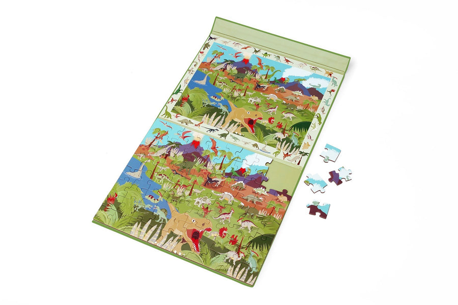 2 In 1 Magnetic Puzzle - Discovery Game - Dino