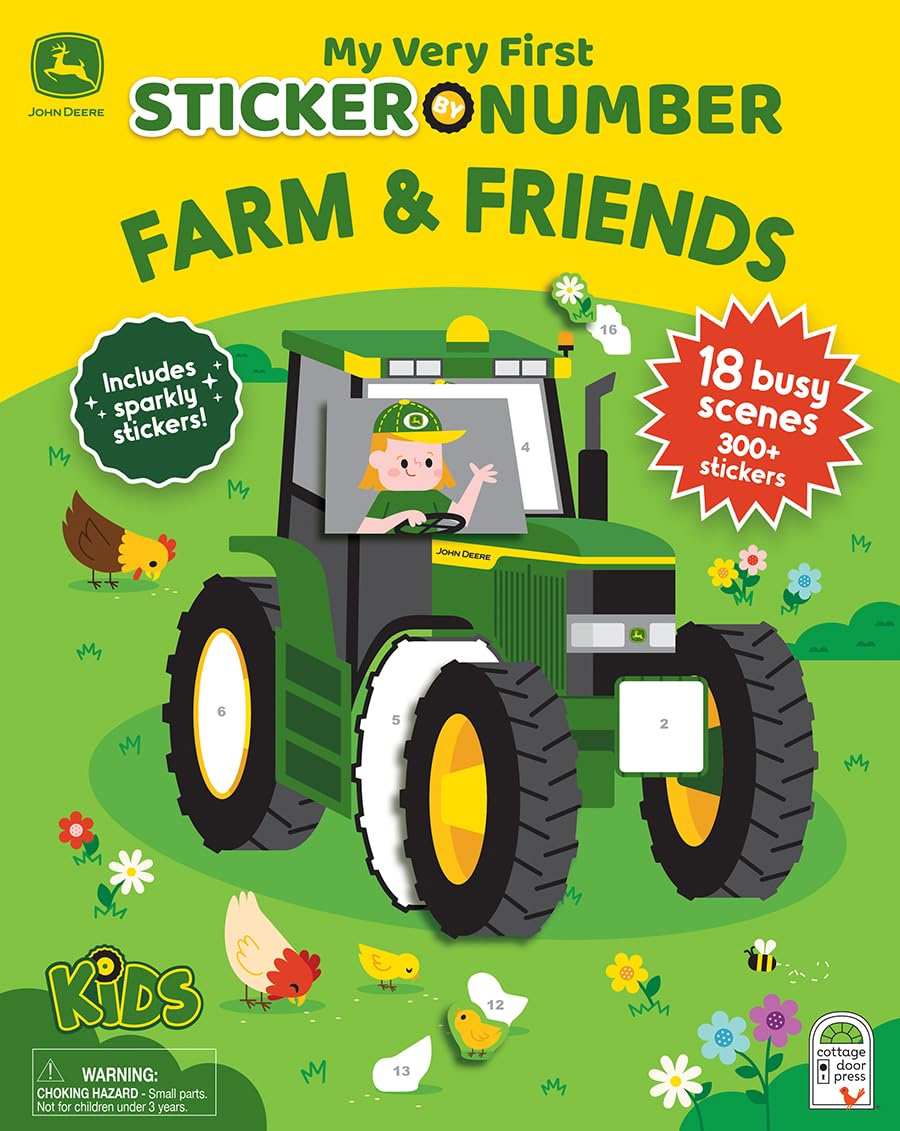 John Deere Kids Farm & Friends: My Very First Sticker by Number