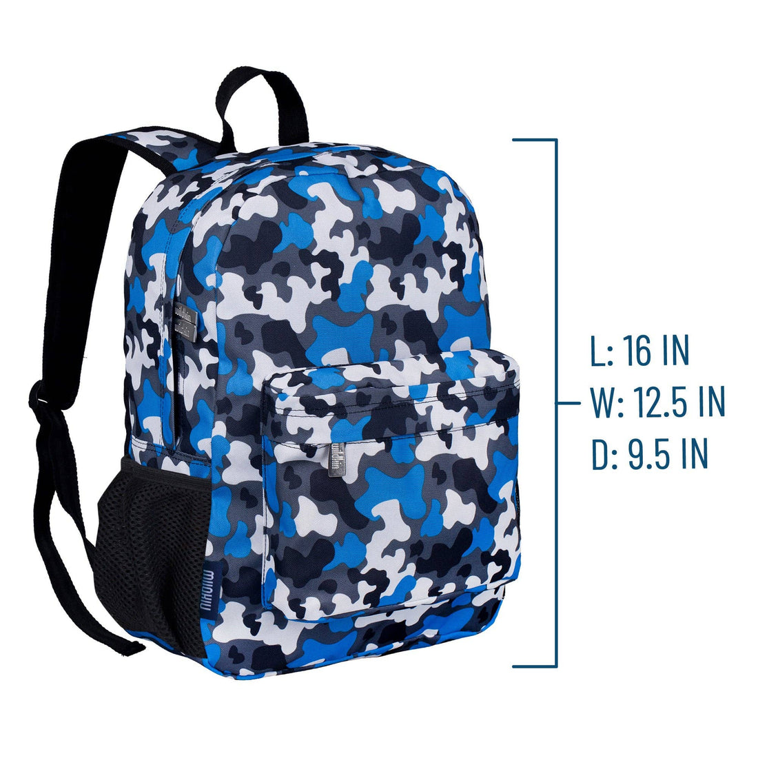Blue Camo Backpack - 16 Inch