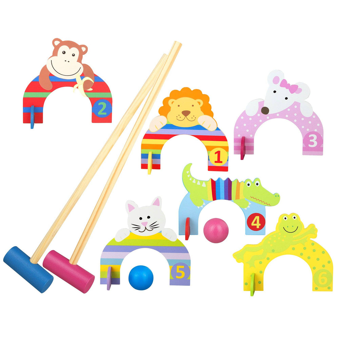 Animals Croquet Set