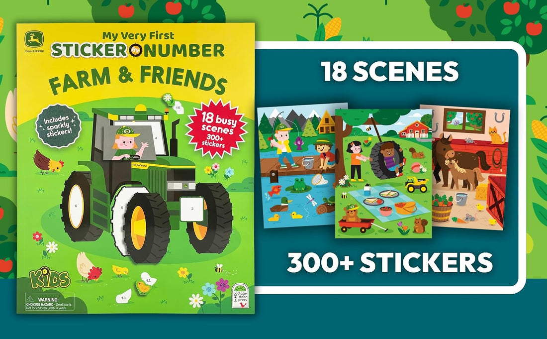 John Deere Kids Farm & Friends: My Very First Sticker by Number