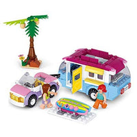 Girls Dream Beach Holiday Building Brick Kit (272 Pcs)