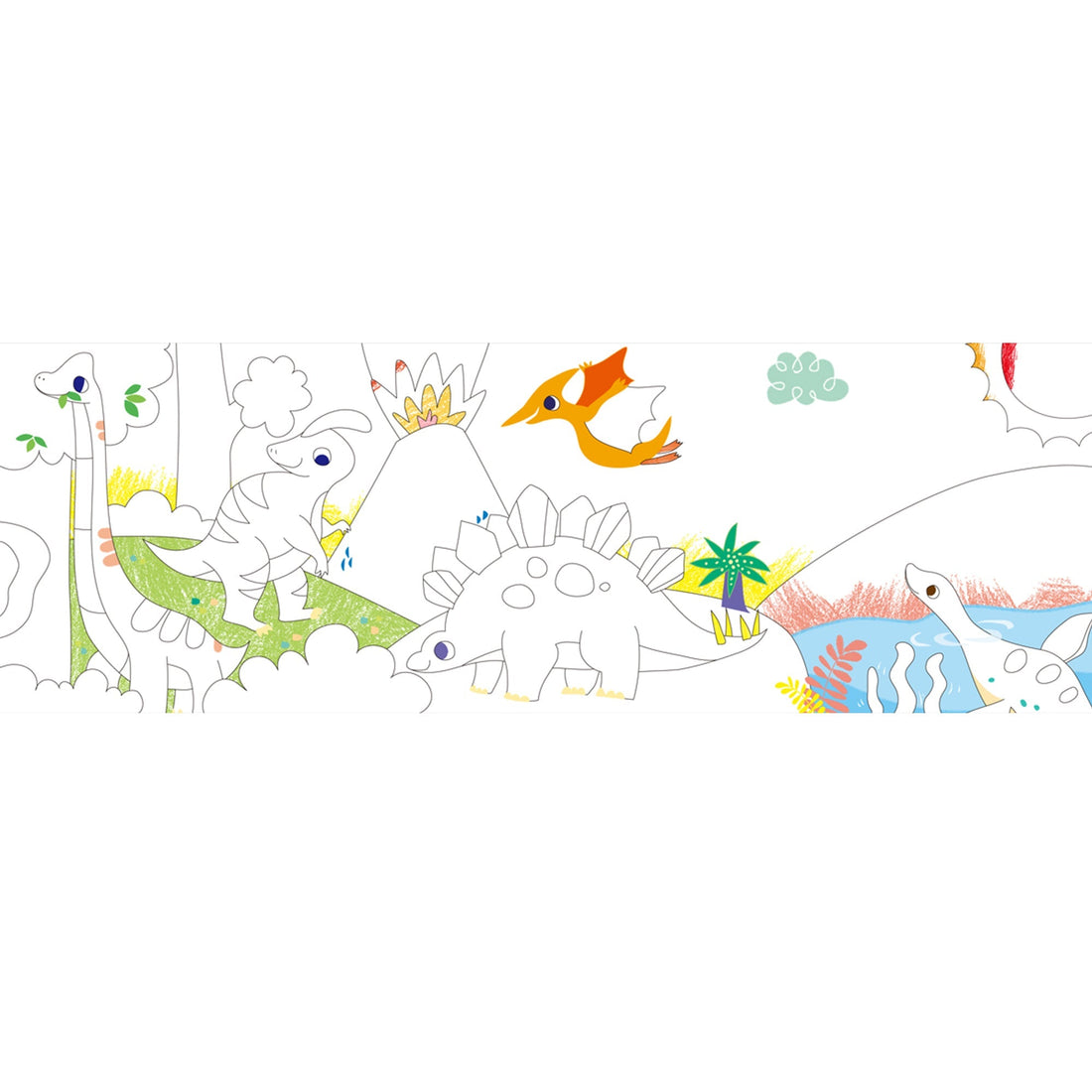 Blocks 'N Crayons - Dinosaur