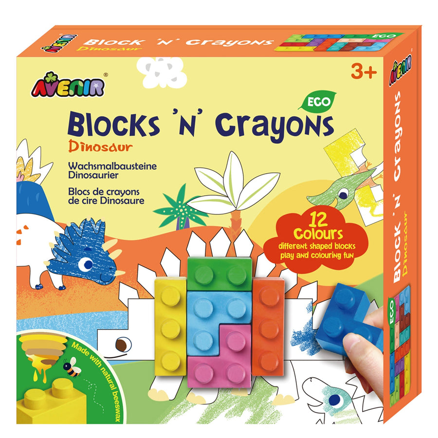 Blocks 'N Crayons - Dinosaur