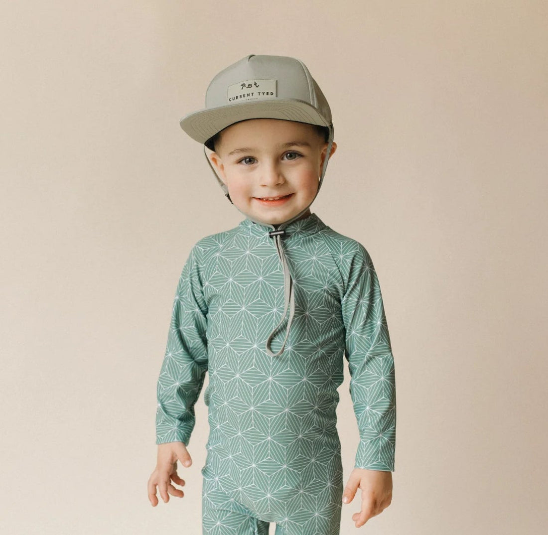 Classic Waterproof Snapback Hats (Sage Green)