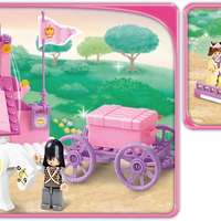 Girl's Dream Royal Carriage Building Brick Kit (137 Pcs)
