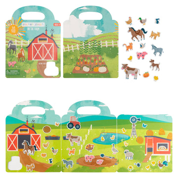 Reusable Sticker: Book Farm
