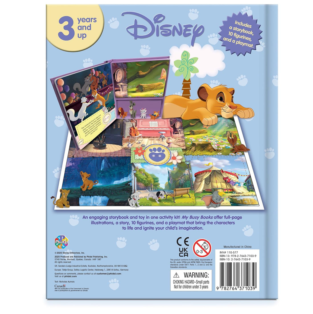 DISNEY ANIMALS MY BUSY BOOKS