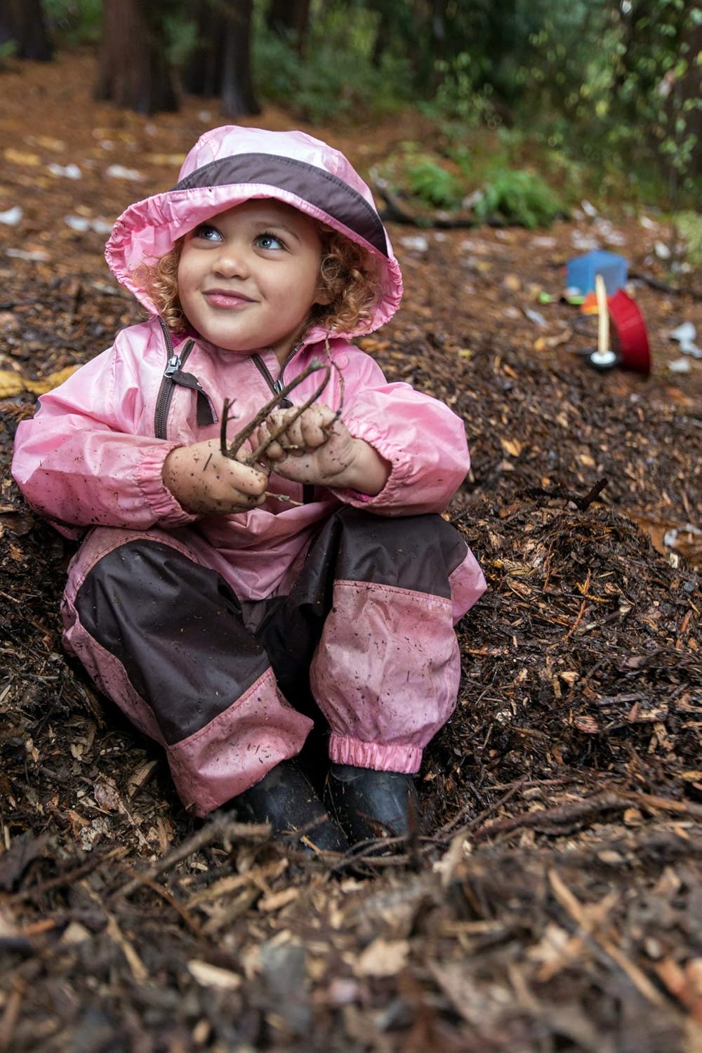 Tuffo Muddy Buddy Waterproof One-Piece Rain Suit [Pink]