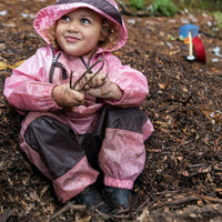 Tuffo Muddy Buddy Waterproof One-Piece Rain Suit [Pink]
