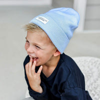 Light Blue Beanie (6M-8Y)
