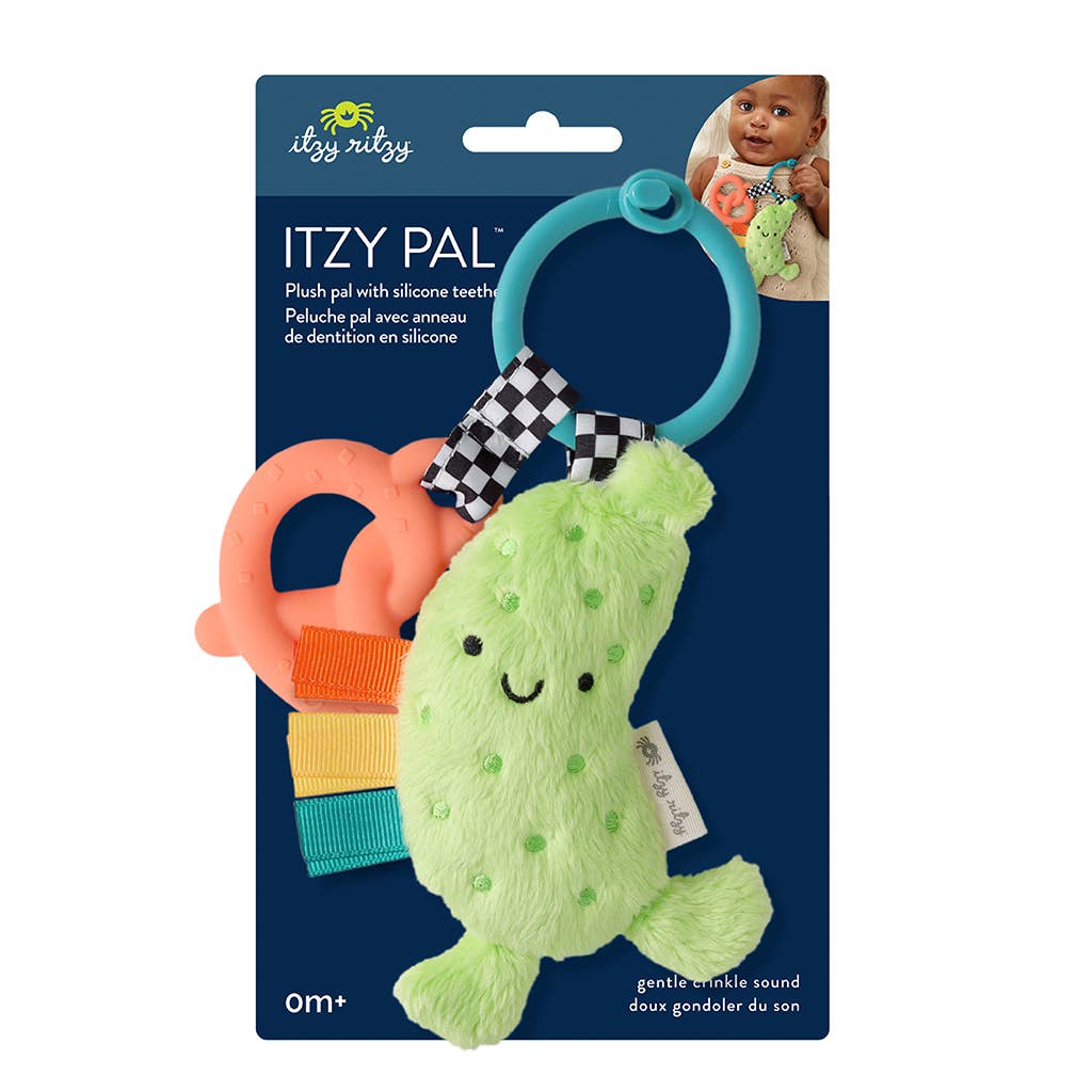 Itzy Pal™ Plush + Teether: Croissant