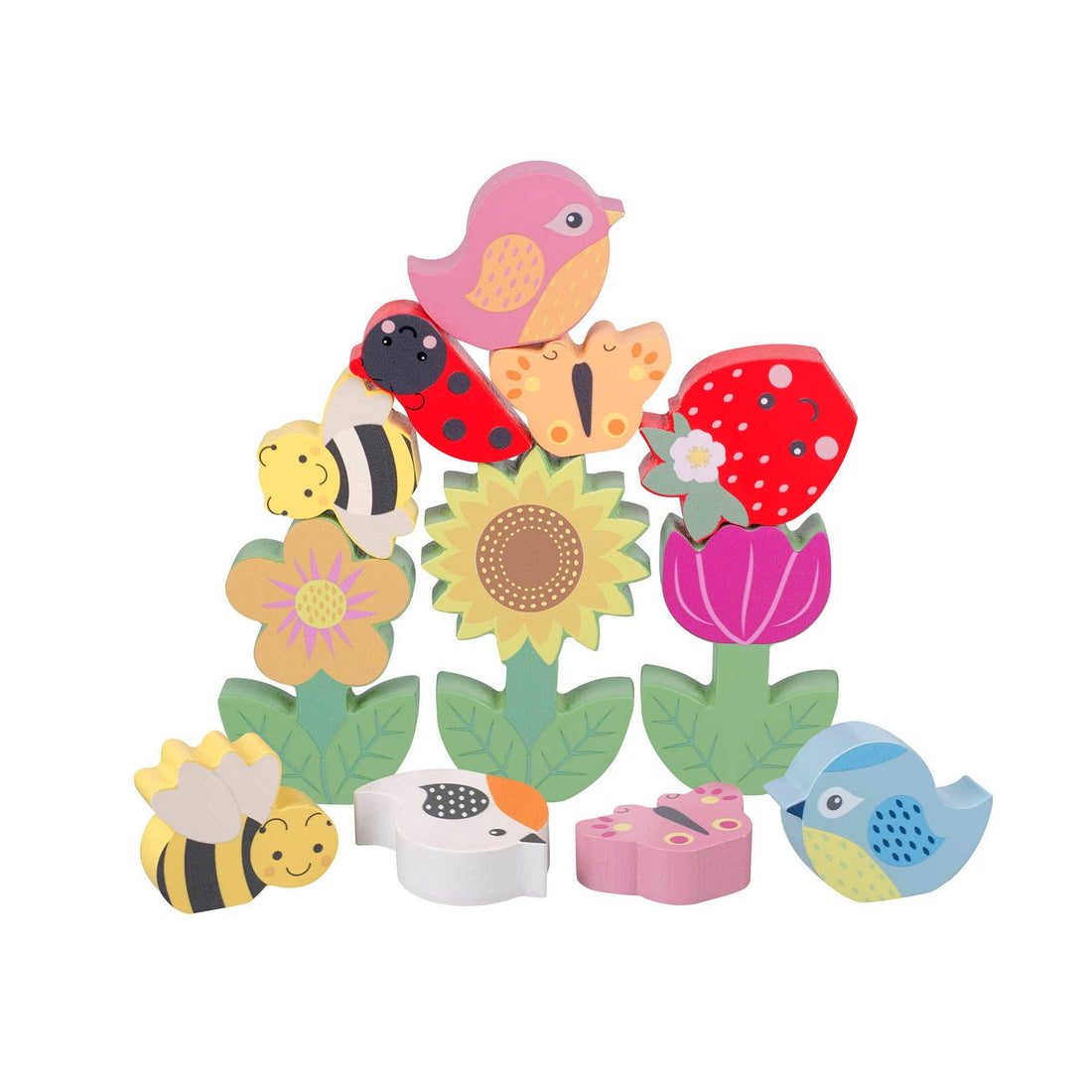 Stacking Wooden Spring Garden