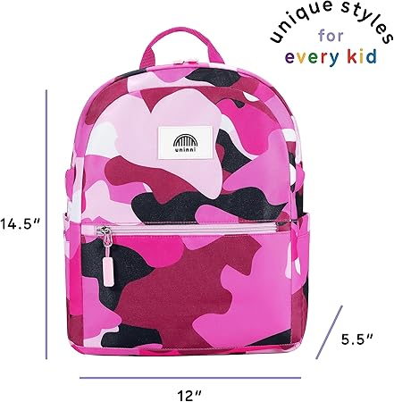 Ethan Backpack - Camo (Fuchsia/Pink)