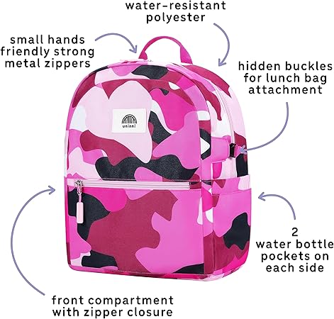 Ethan Backpack - Camo (Fuchsia/Pink)