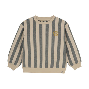 Oversized Sweater Stripe | Sandshell