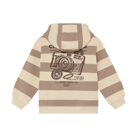 Oversized Hoodie Backprint | Plaza Taupe