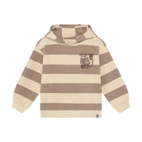 Oversized Hoodie Backprint | Plaza Taupe