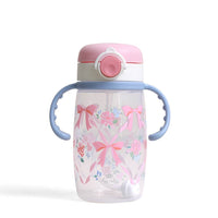 Itzy Sips™ - Straw Cup With Snap-Close Lid: Ribbons & Roses