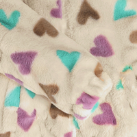 Daily7 Kid Girl Teddy Jacket Hearts