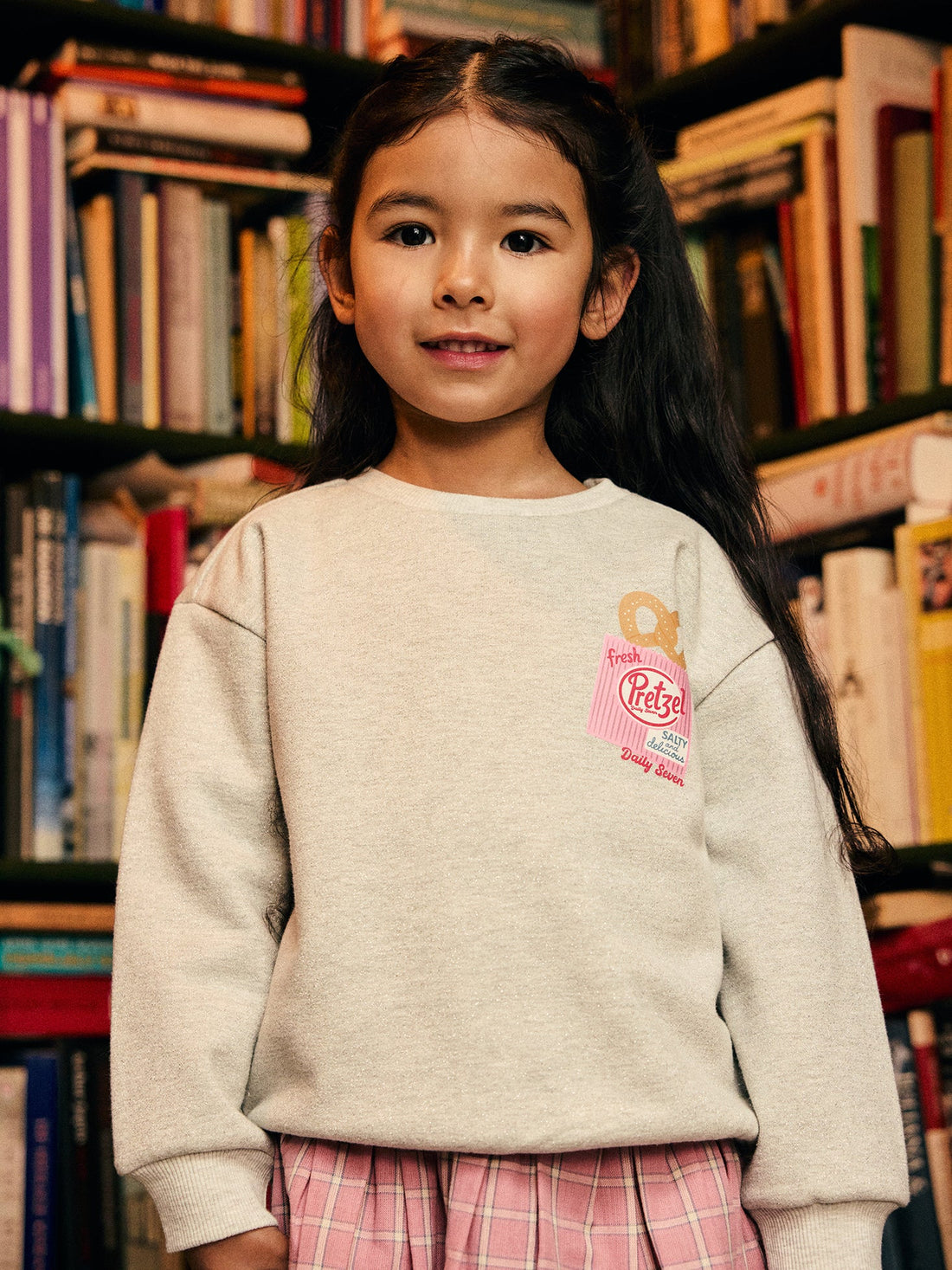 Sweater Backprint | Light Grey Melange