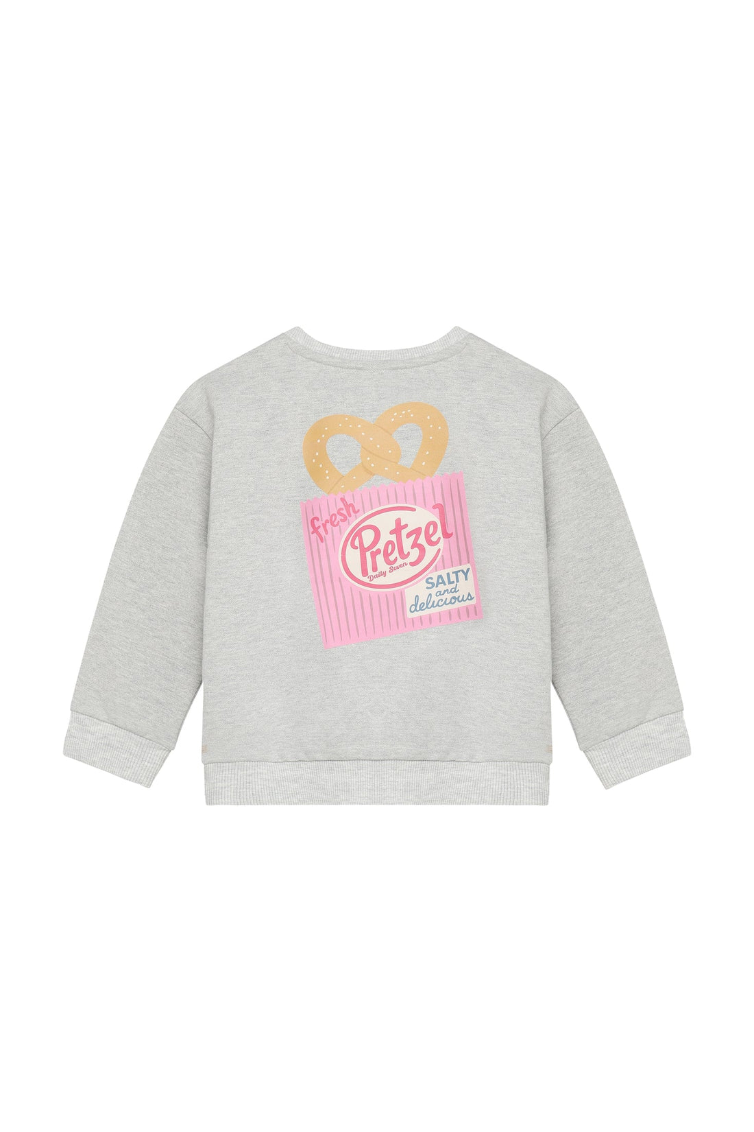 Sweater Backprint | Light Grey Melange