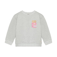Sweater Backprint | Light Grey Melange