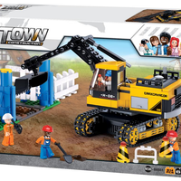 Construction Traxcavator Building Brick Kit (614 Pcs)