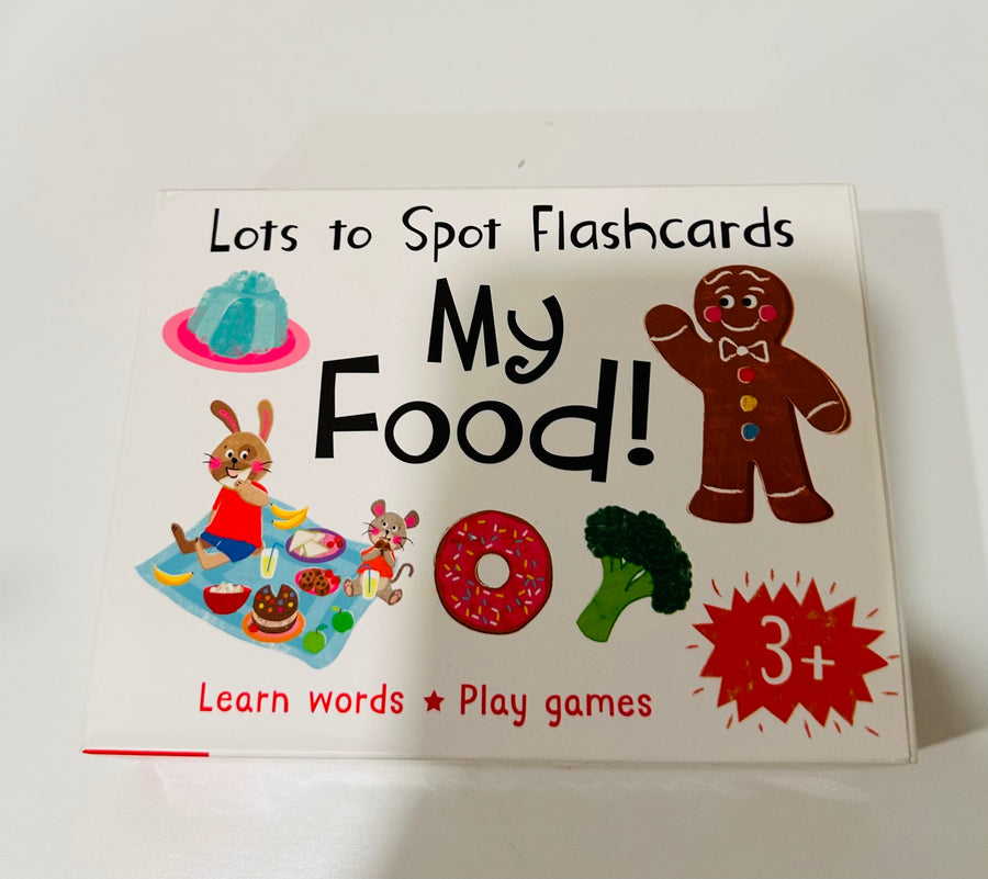 Lots to Spot Flashcards - My Food