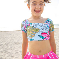 Silver Seaside Two Piece Swimsuit