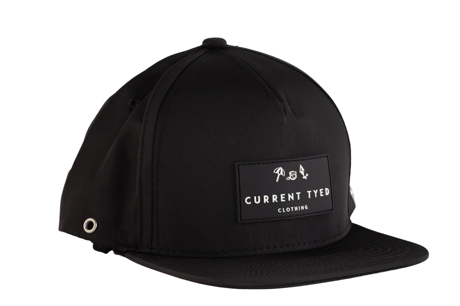 Classic Waterproof Snapback Hats (Black)
