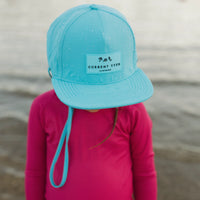 "Brights" Classic Waterproof Snapback Hats (Blue Curaco)