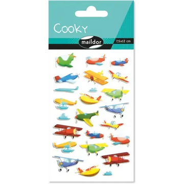 Cooky Plane stickers