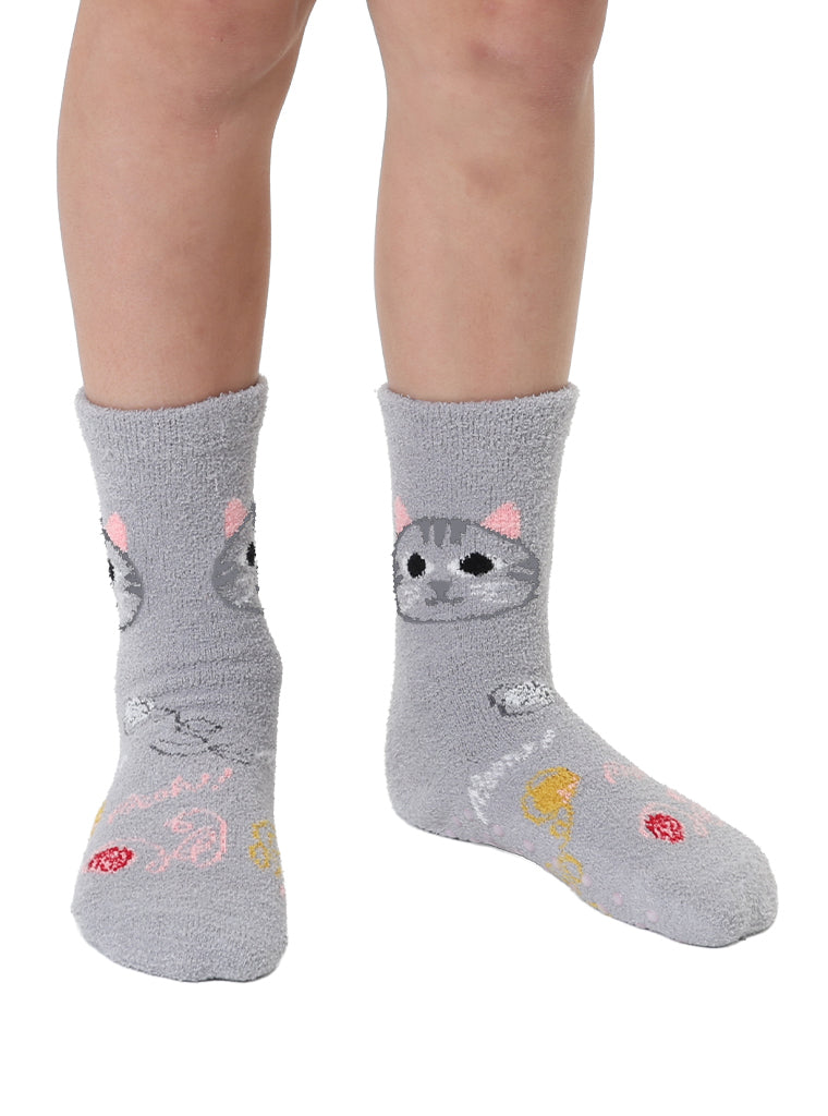 Cat Kids Fuzzy Socks