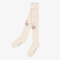 CREAM TIGHTS WITH PATTERNS, BABY