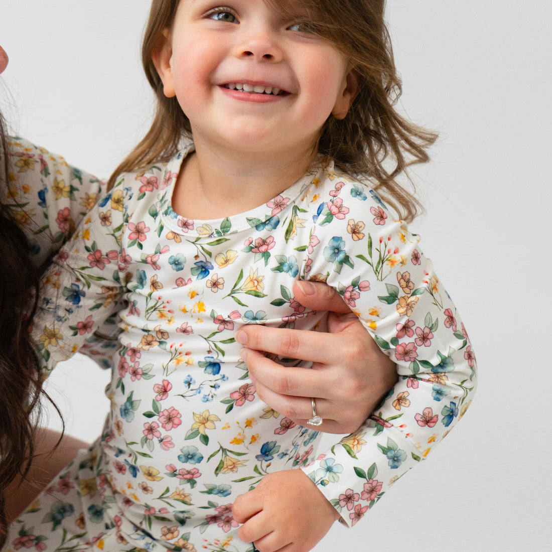 L/S PJ Set - Spring Meadow