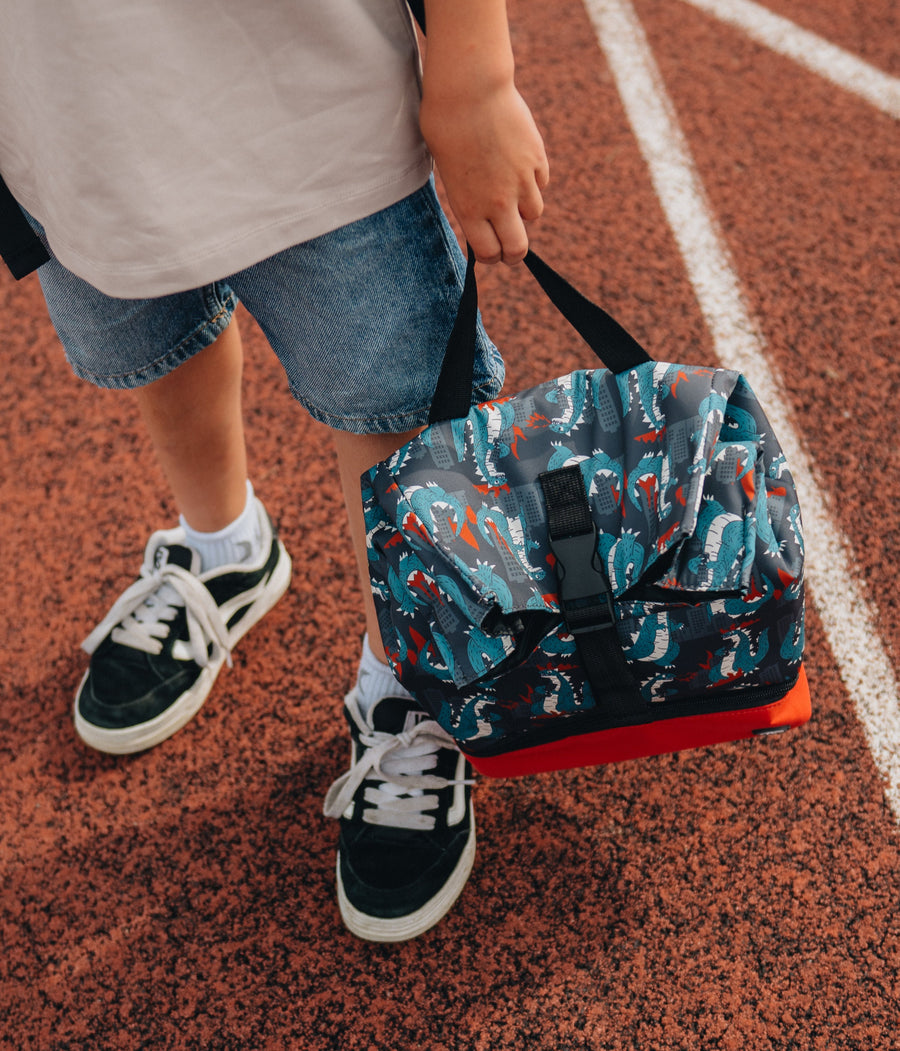 Reptile Rampage Lunch Box - Tokyo Red