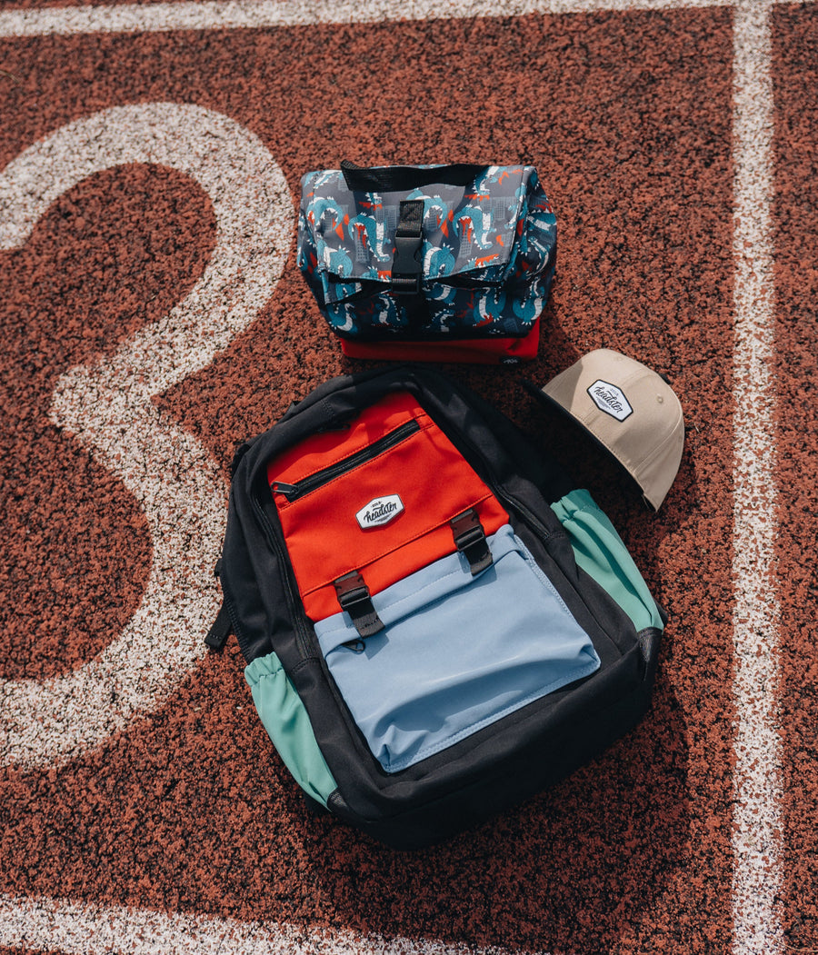 Colorblock Ice and Fire 26L Backpack - Tokyo Red