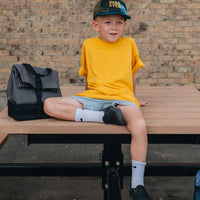 Colorblock Pepper Lunch Box - Charcoal