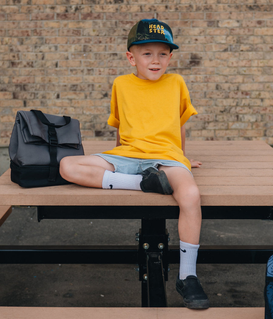 Colorblock Pepper Lunch Box - Charcoal