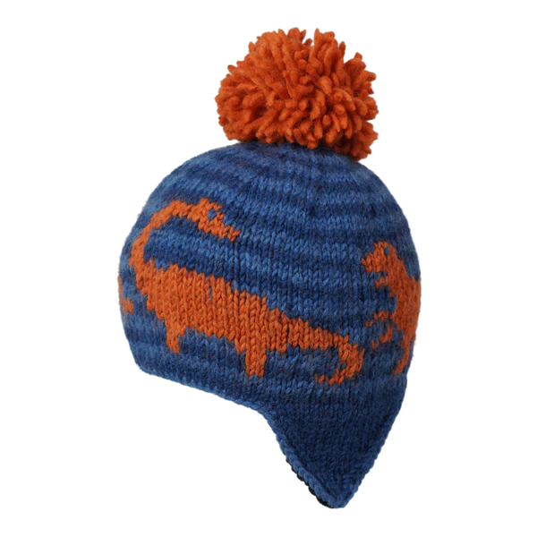 Dino Kids' Toque - Blue